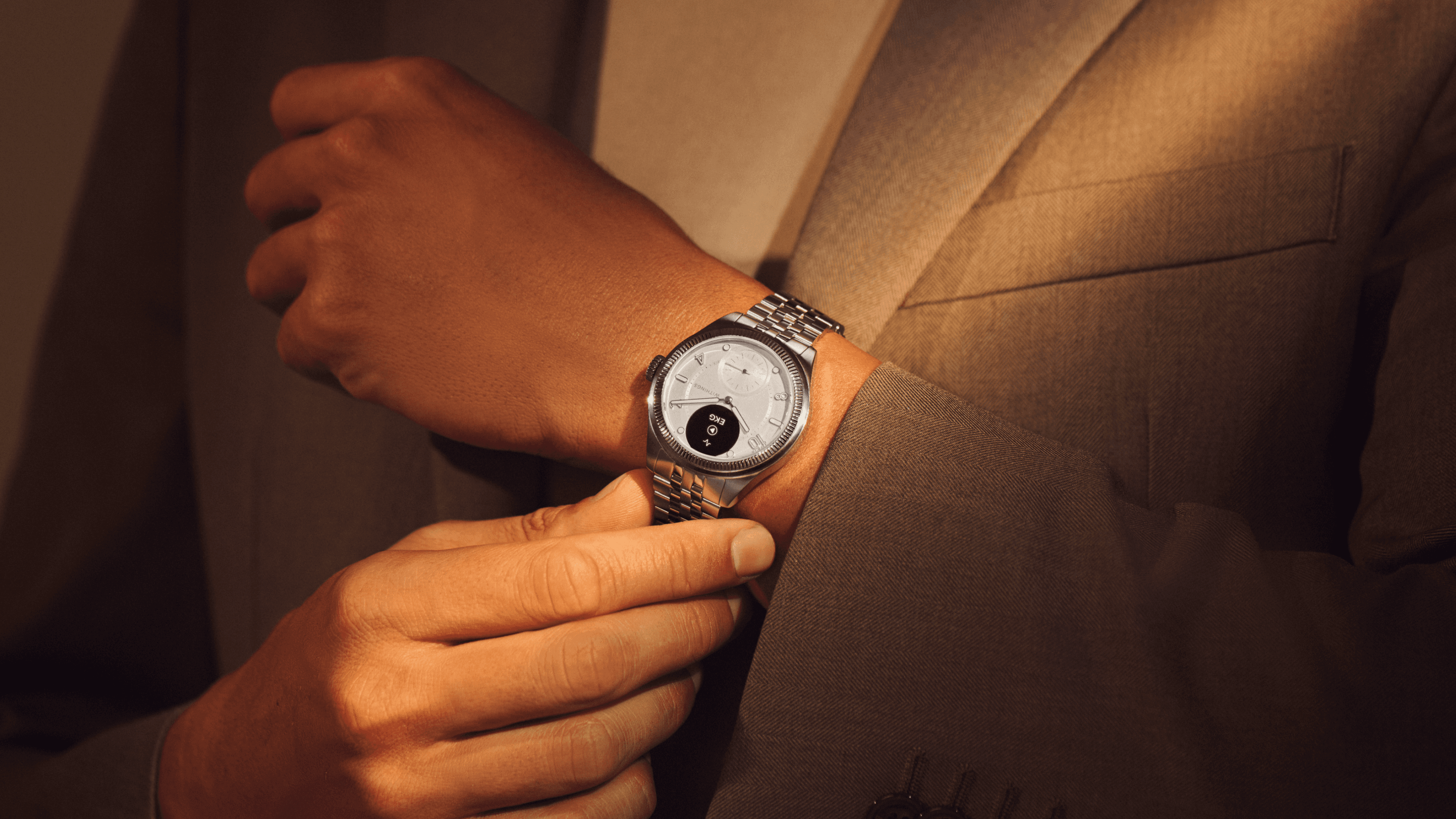 Art direction for Withings Nova Brilliant, lifestyle imagery for hybrid watch, directed by Manuel Astorga