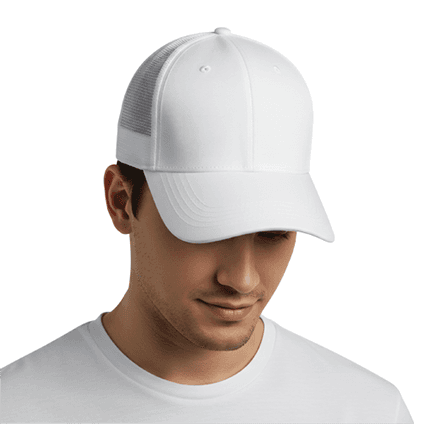 Baseball cap mockup with a man model