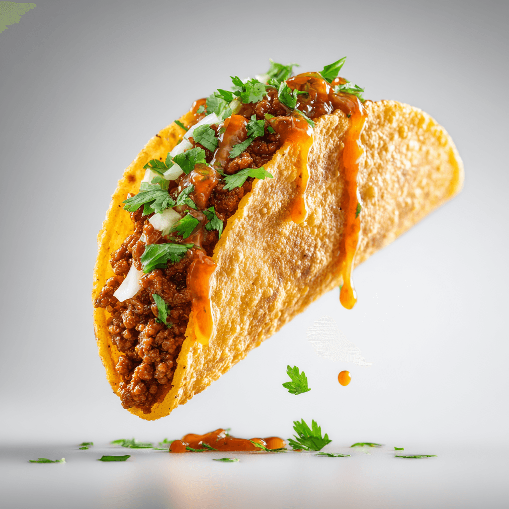 A close-up shot of a fork twirling strands of creamy white pasta, possibly carbonara or cacio e pepe, heavily garnished with dark black pepper or truffle shavings, against a stark white background.