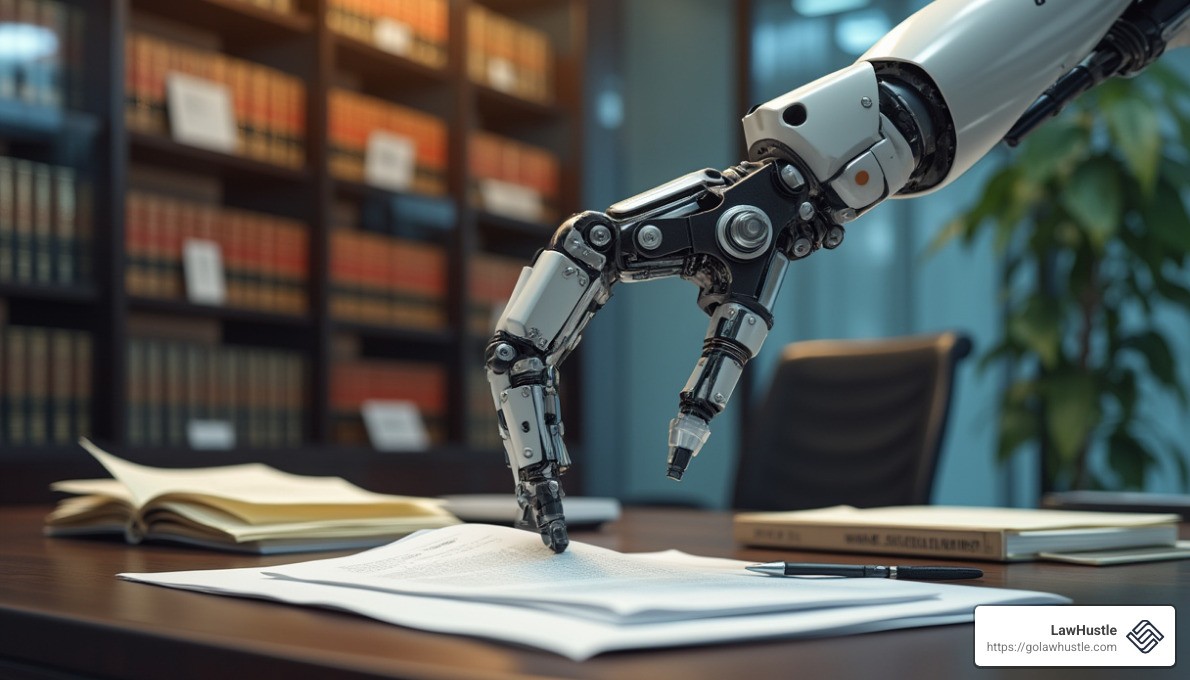 AI automates tasks in law firms - AI for legal firms