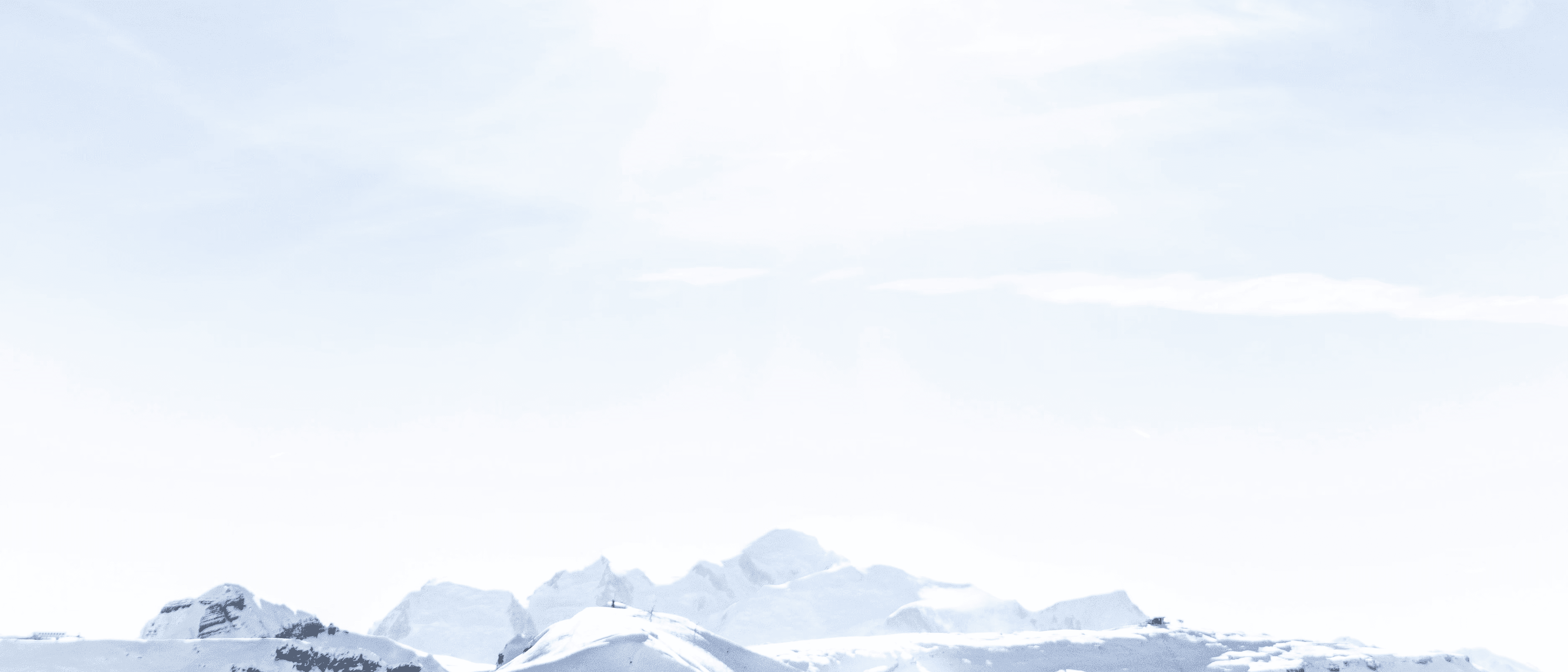 white snowy mountains