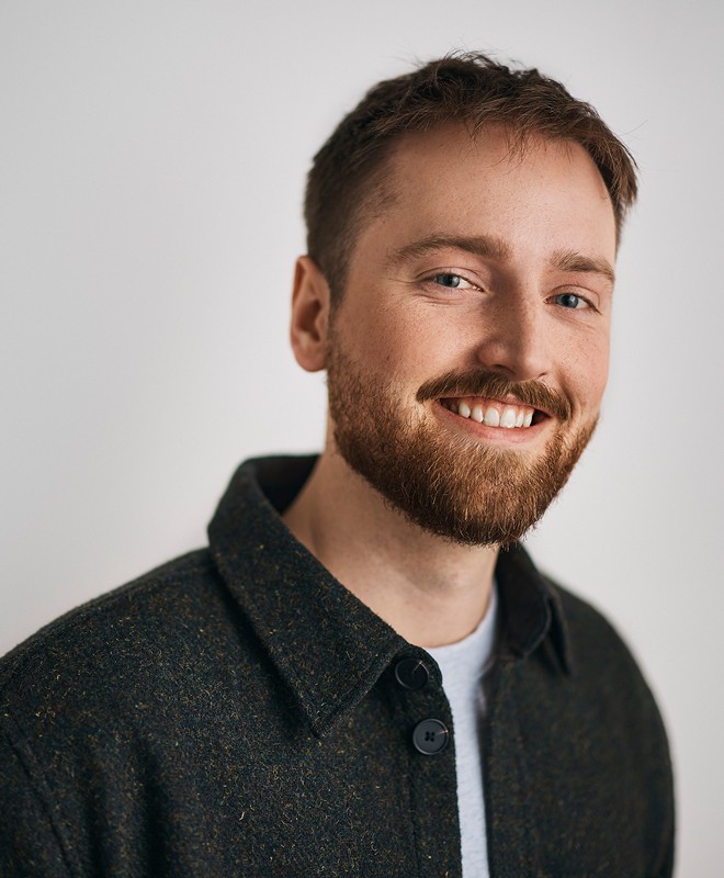 Portrait of James Smiling