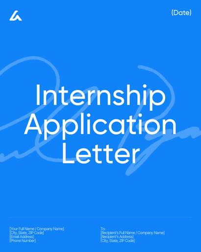Internship Application Letter
