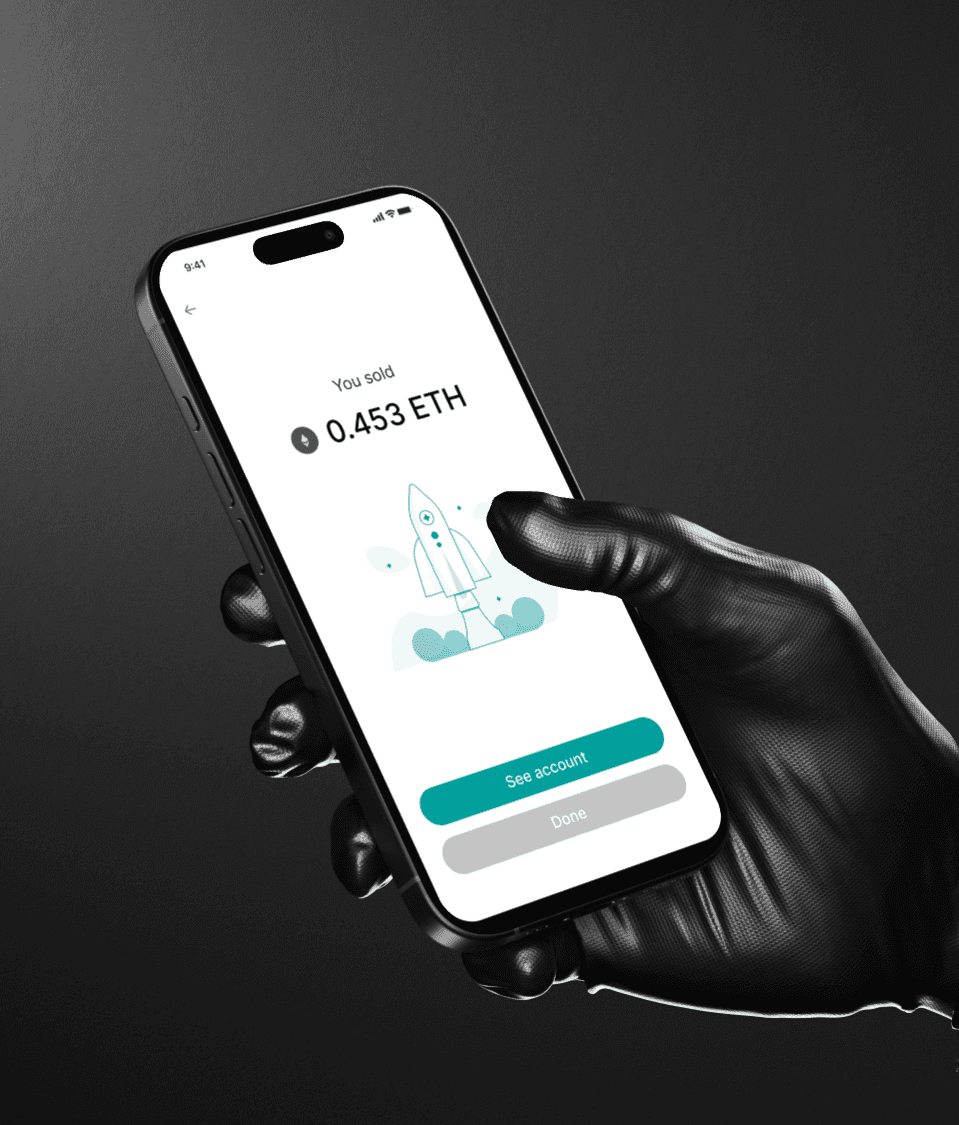 Black and white wave