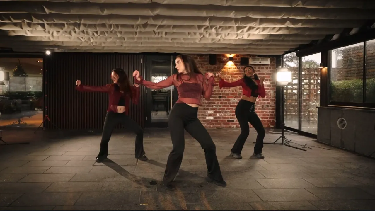 Tripod filmed dance choreography captured by Filmorite Ltd during a performance video shoot in Wilmslow