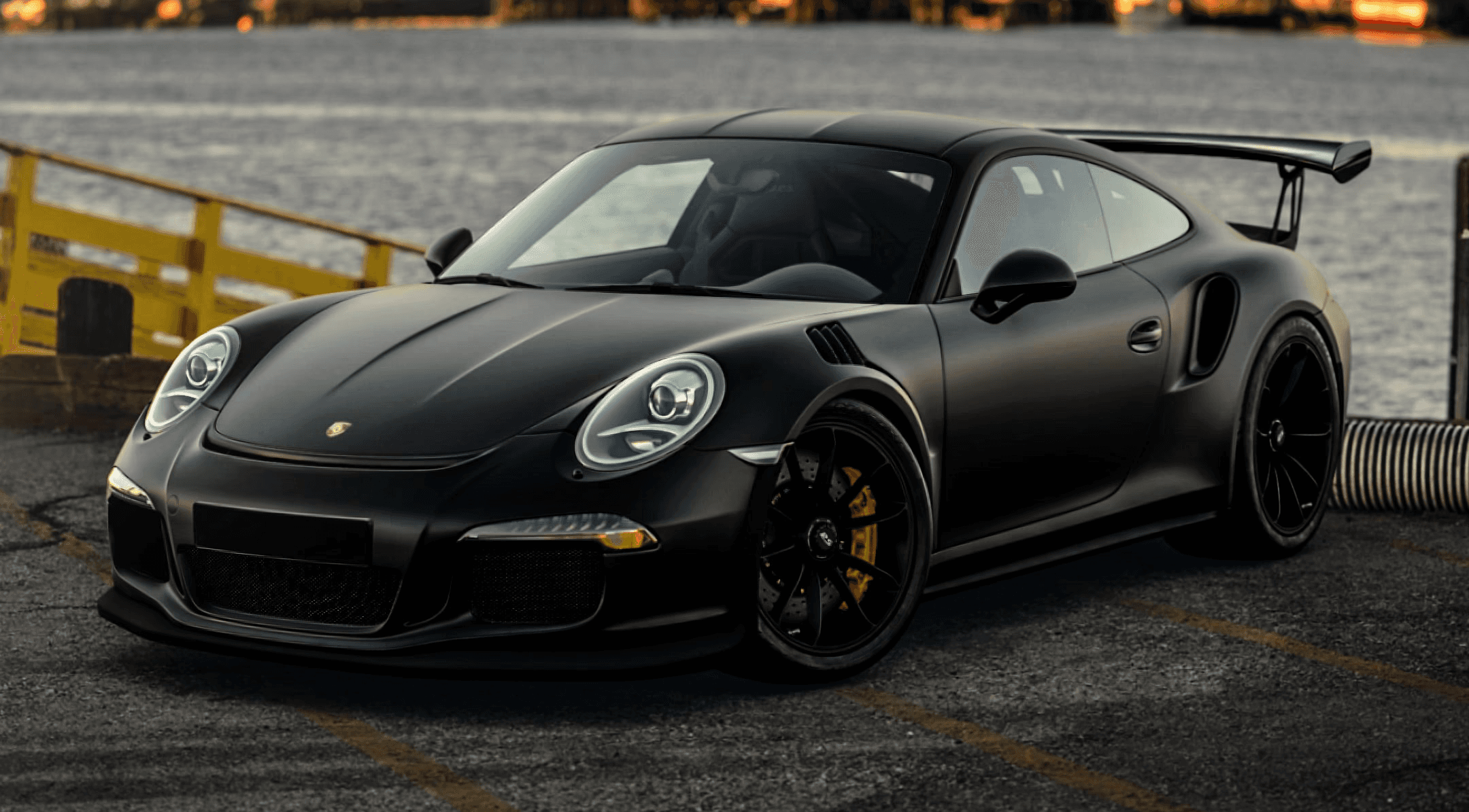 black porsche 911 on road during daytime