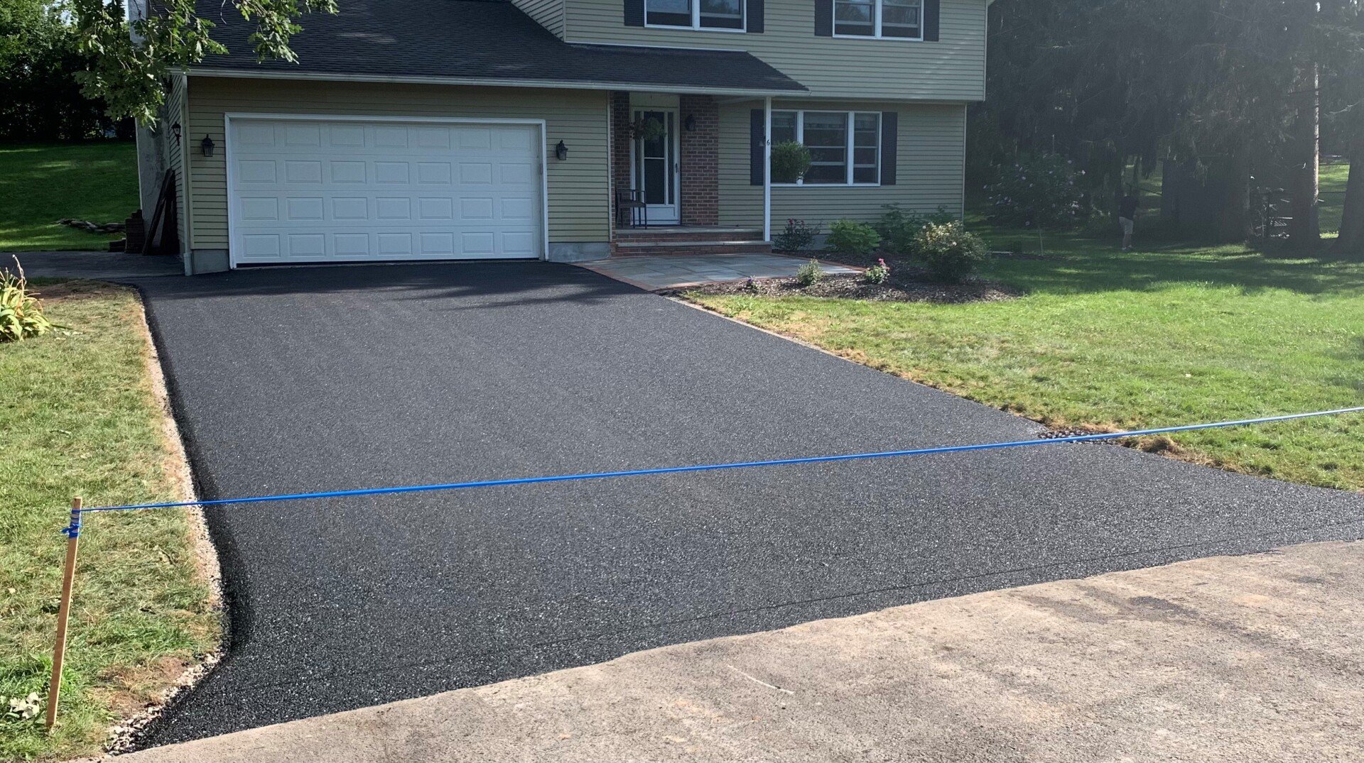 Asphalt driveway