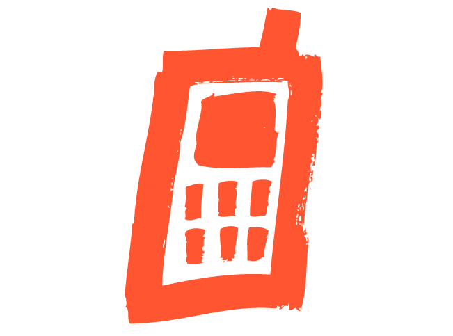 Illustration of phone