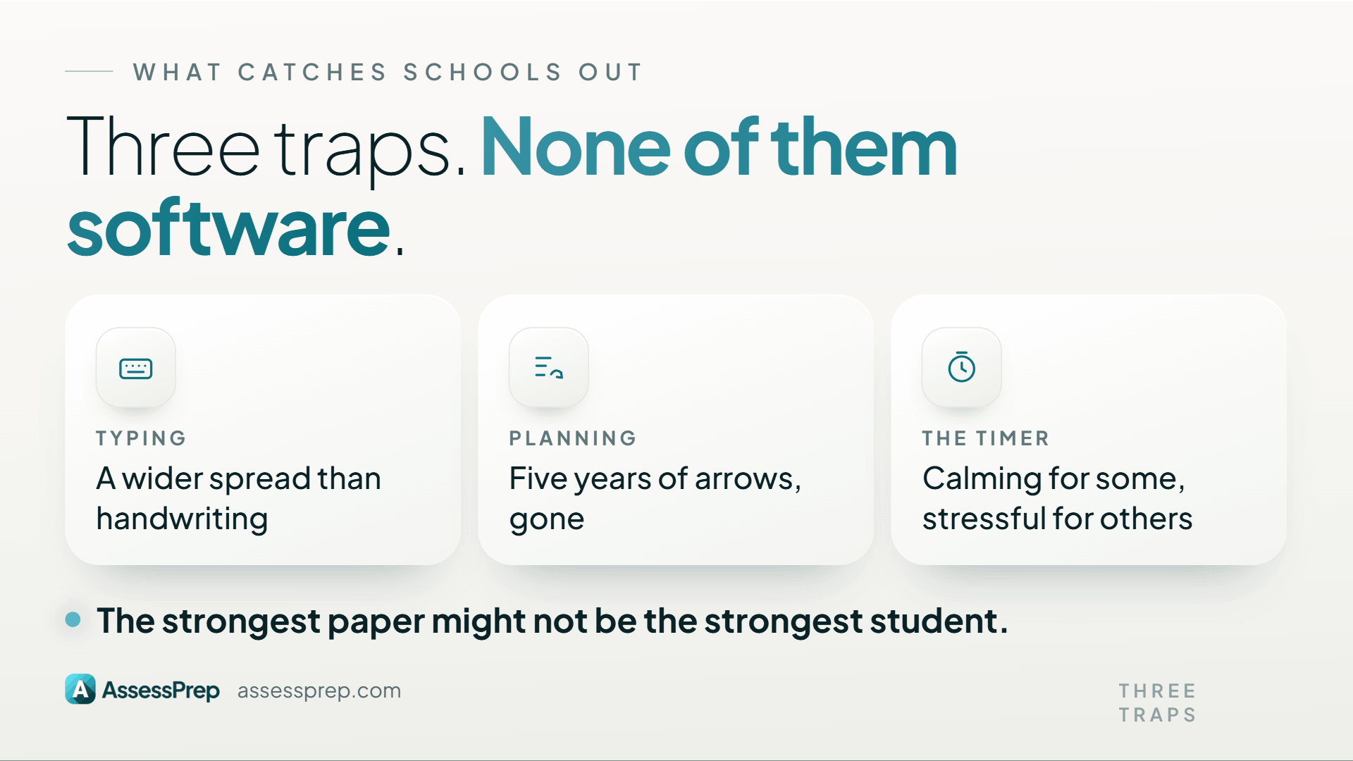 Three things that catch schools out in digital exams
