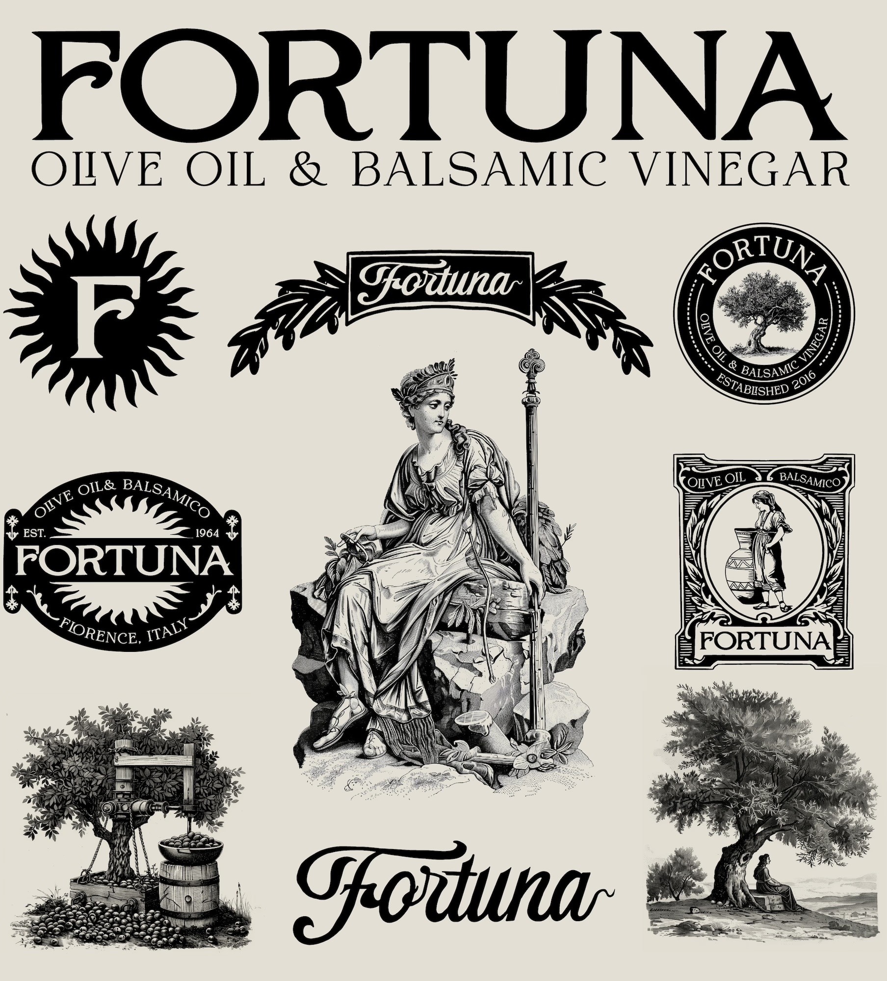 Fortuna Olive Oil Branding Kit