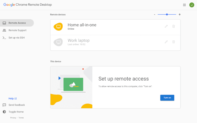 使用 Chrome Remote Desktop 遠端控制 Mac