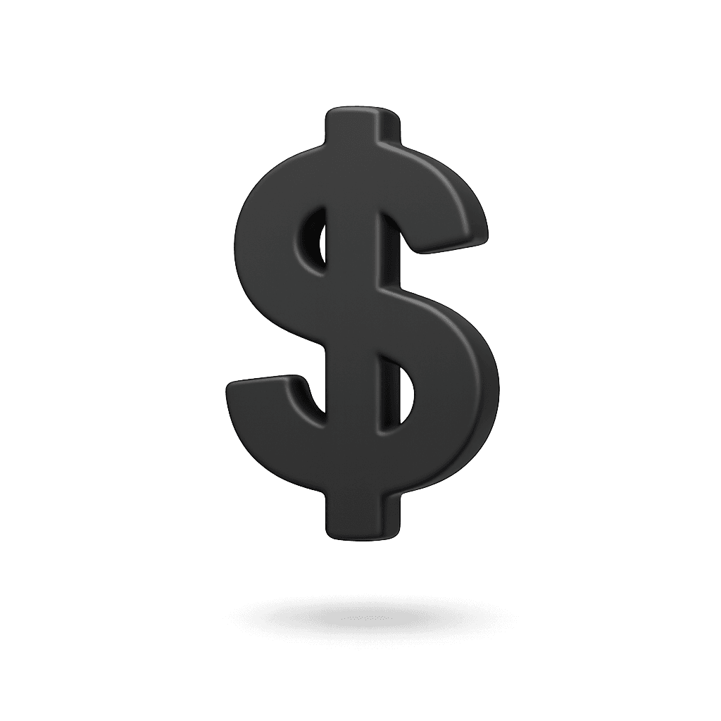 Chart or graph showing pricing information, representing transparent pricing with no hidden fees.