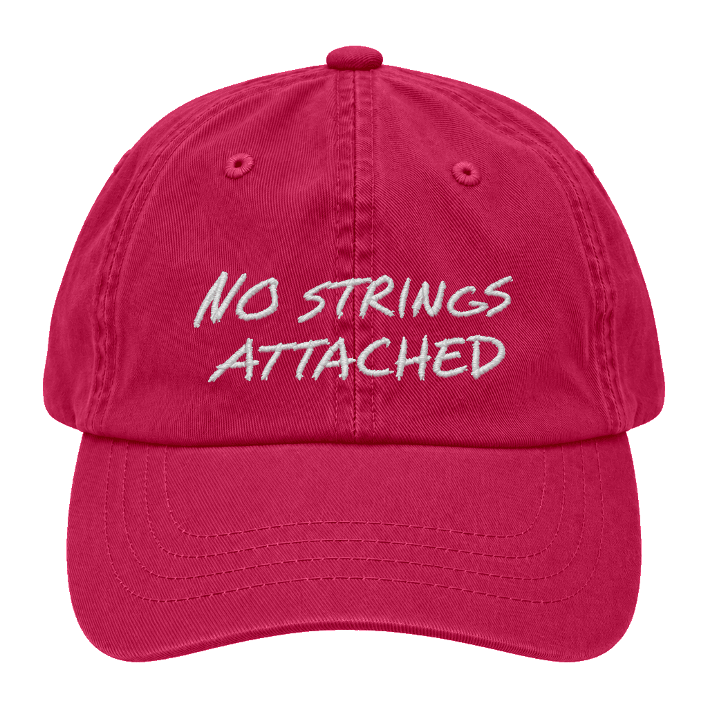 Pink No Strings Attached hat