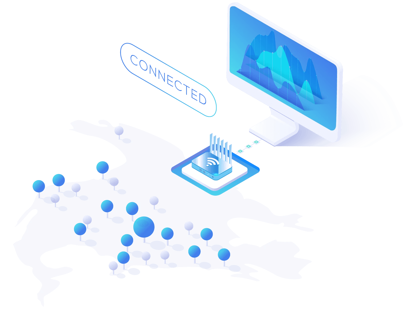 MRNET Platform shows full internet coverage