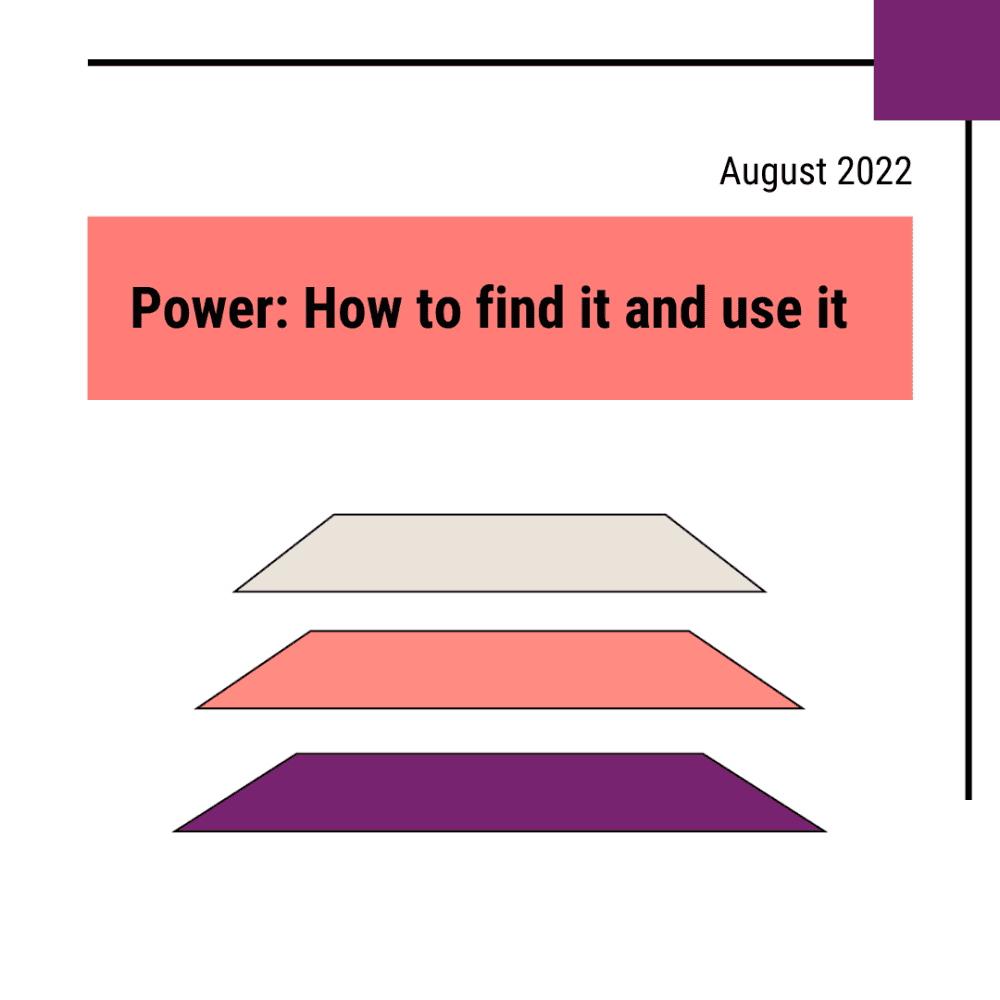 Power: How to find it. How to Use It.