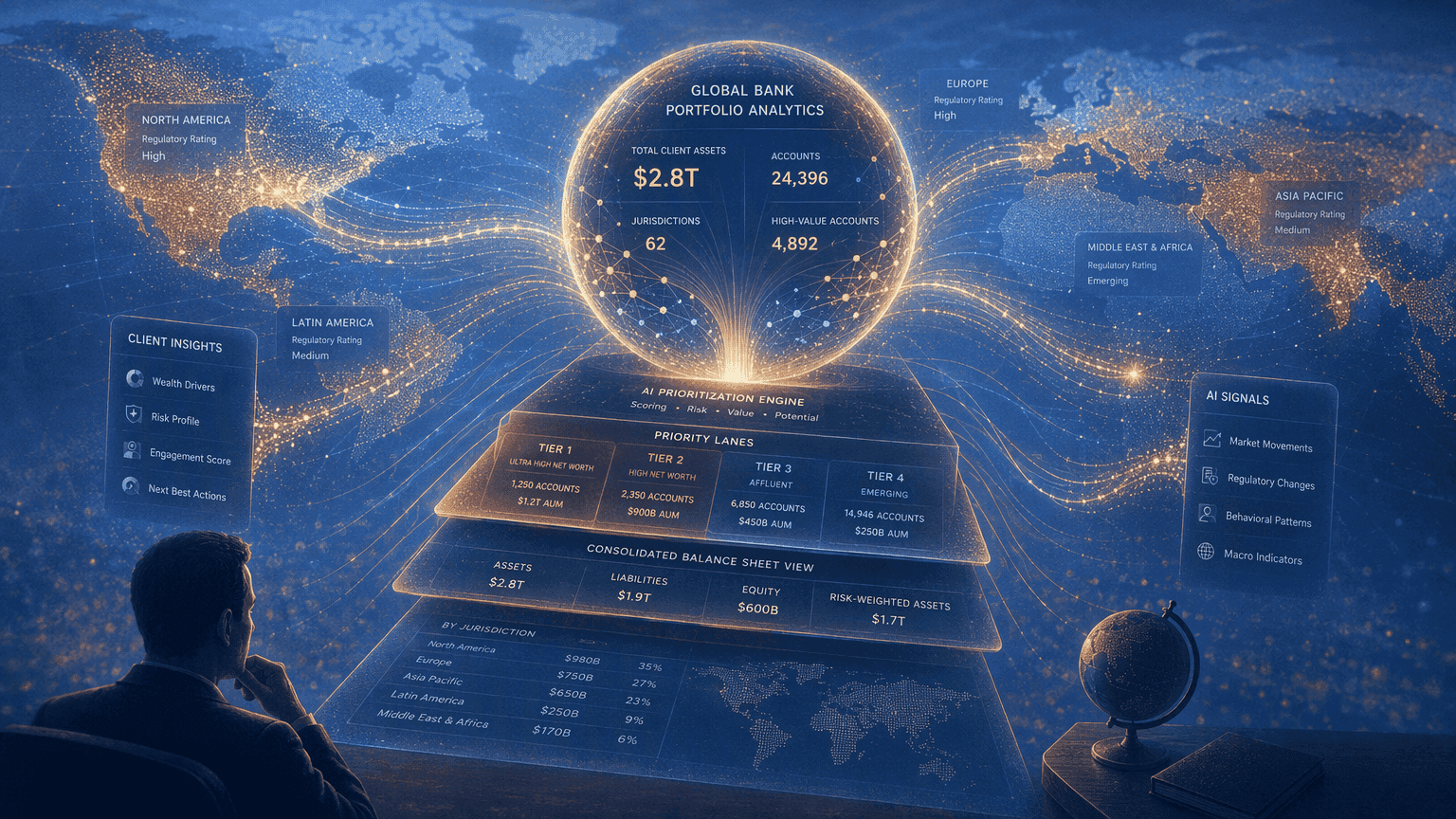 Illustration for 5. Exus, Enterprise-Grade AI and Portfolio Analytics for Global Banks