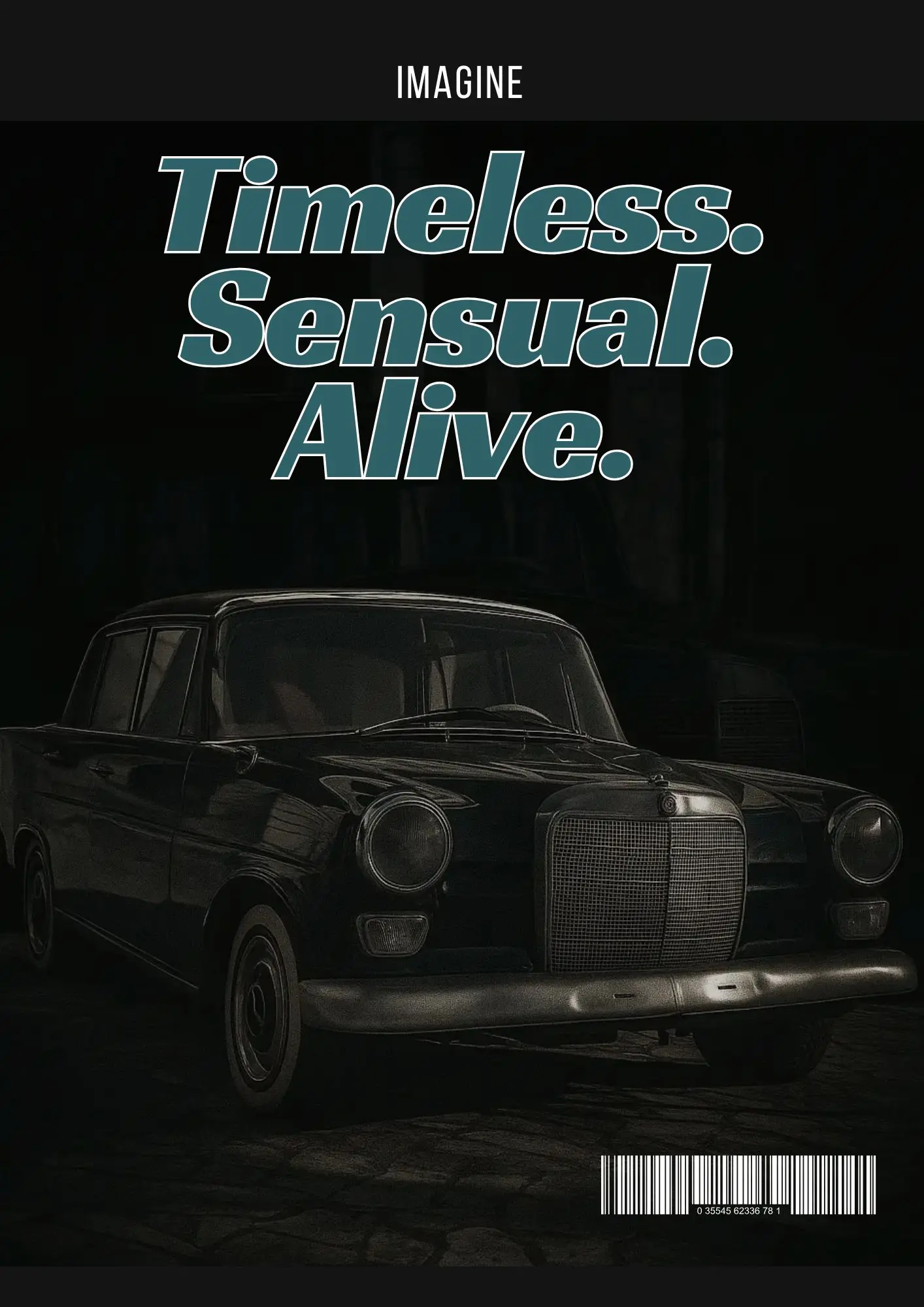 Timeless, Sensual, Alive: Embracing the vintage car lifestyle with elegance and passion.