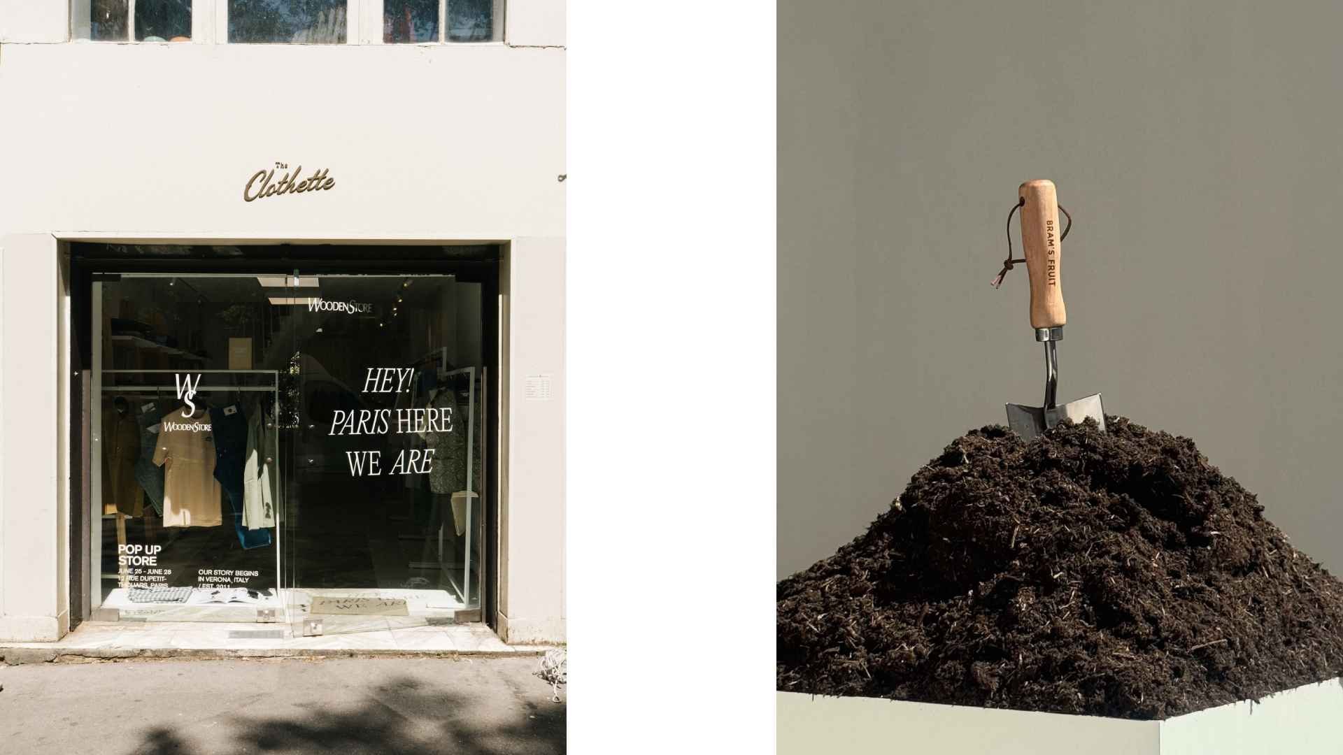  L’occasion pour Wooden Store et Bram’s Fruit de s’implanter à Paris le temps de la fashion Week et de faire de nombreuses et fructueuses rencontres 