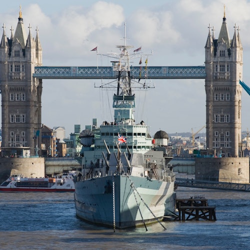 伦敦战时步行导览 + HMS Belfast 舰船票