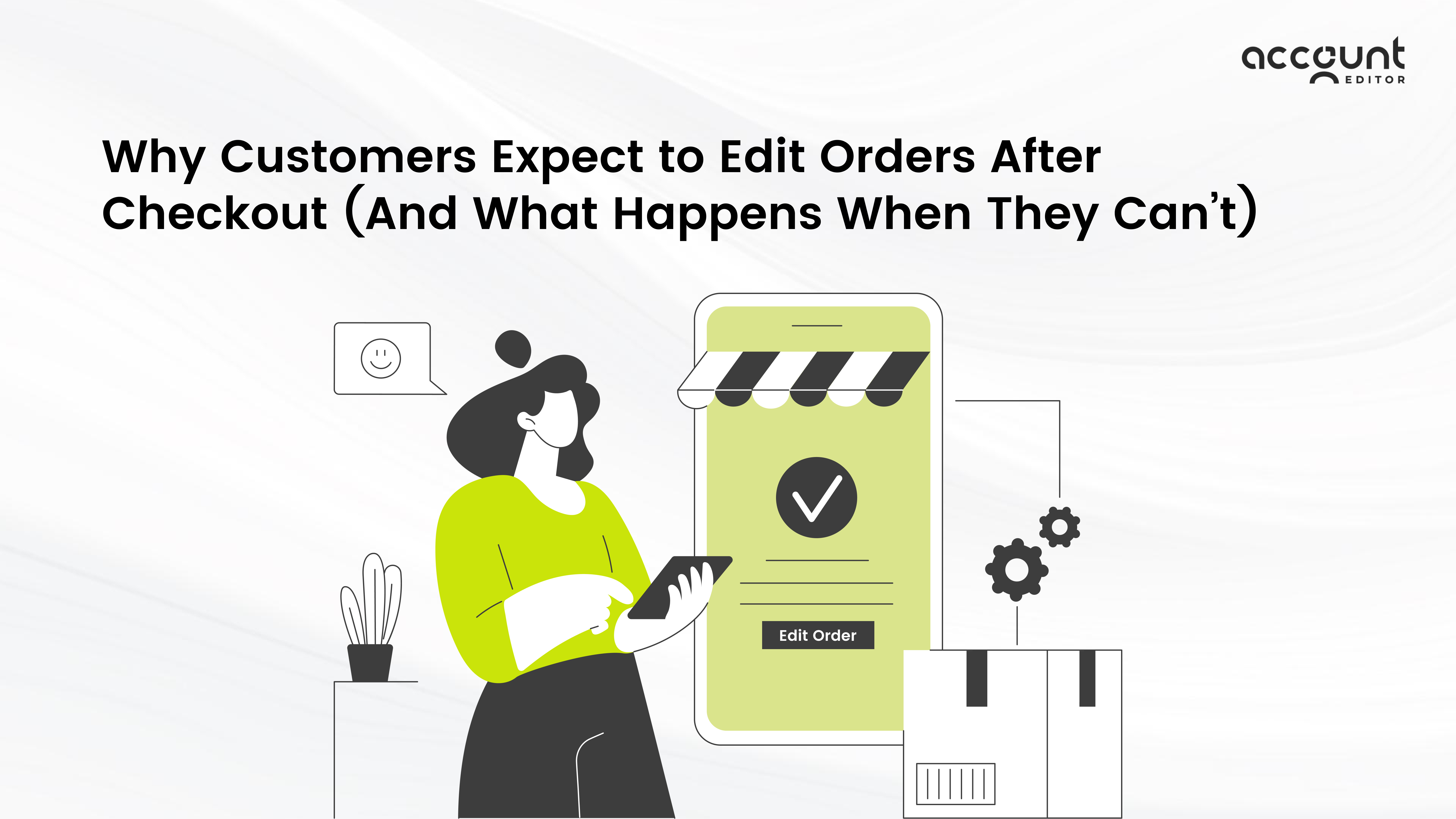  Image showing a customer fixing mistakes post-checkout thus leading to enhanced trust on the brand.