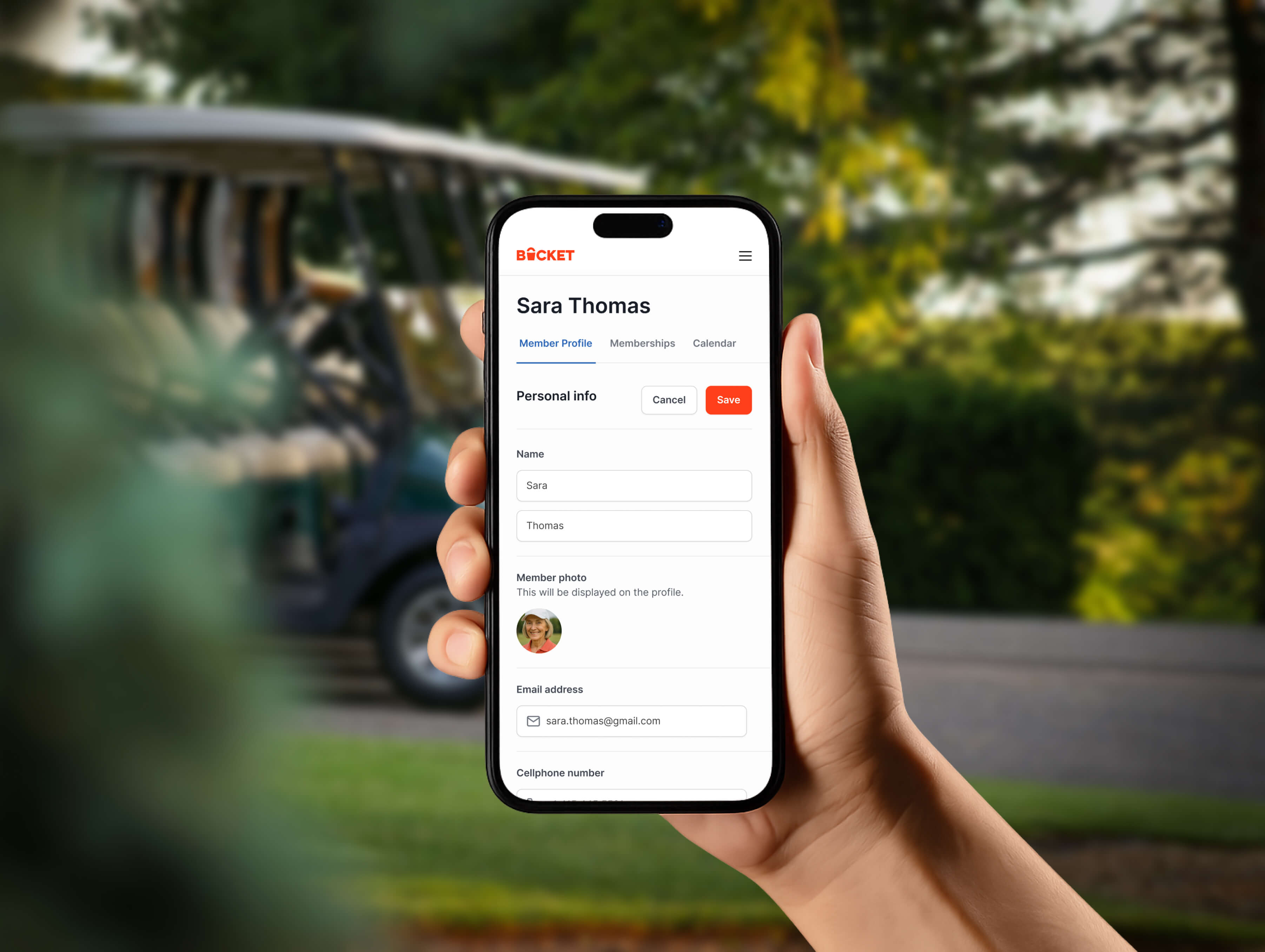 A mockup of Freelio's web app