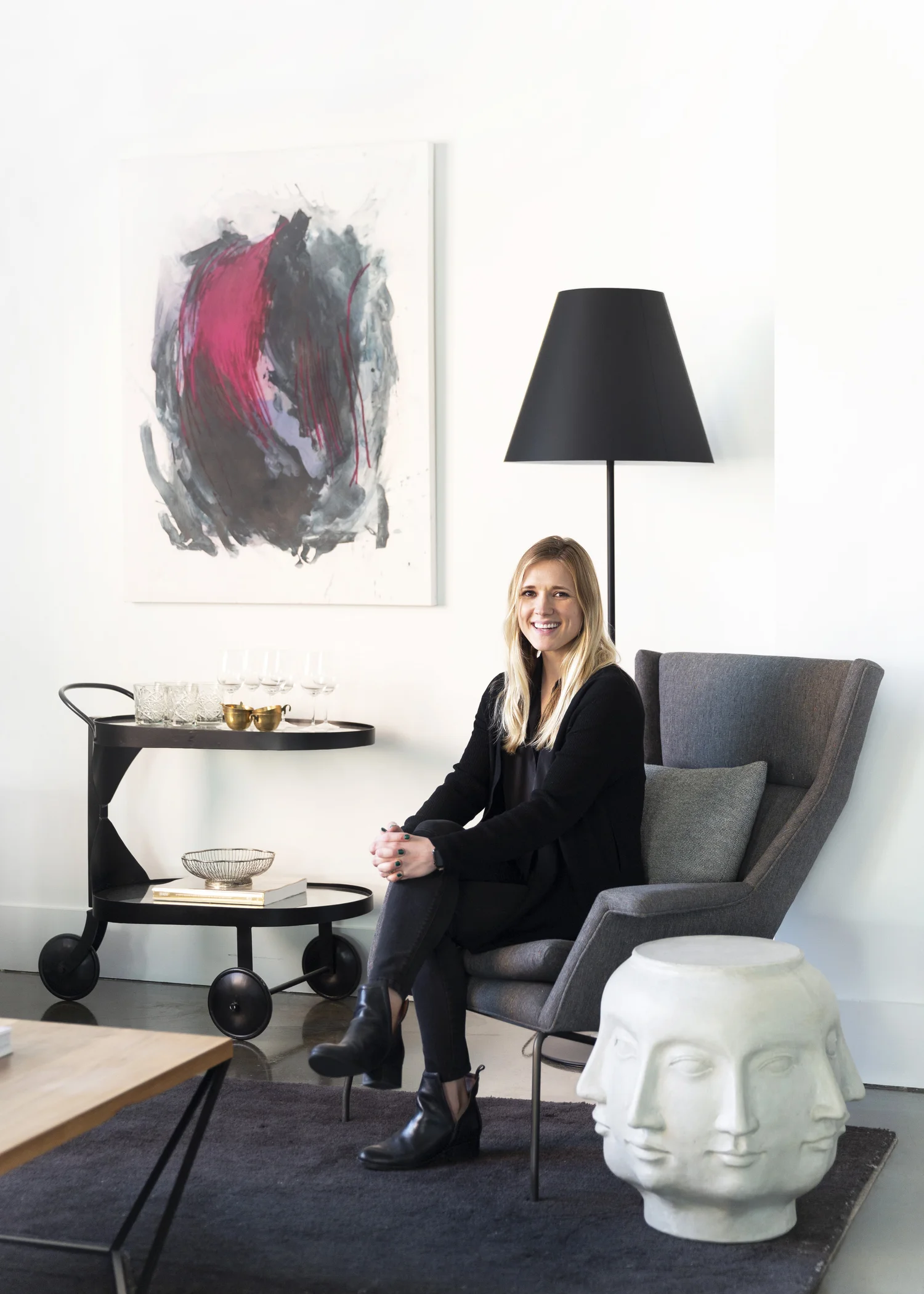 Savannah Metcalf, founder of a luxury branding and interior design studio.