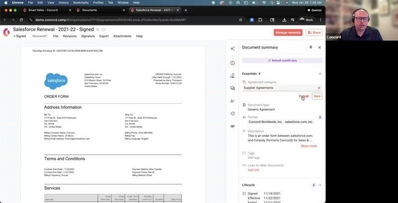 Document Summary Panel
