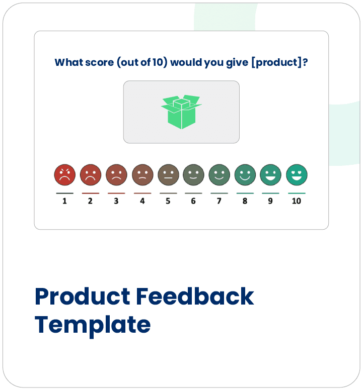 Product feedback Template