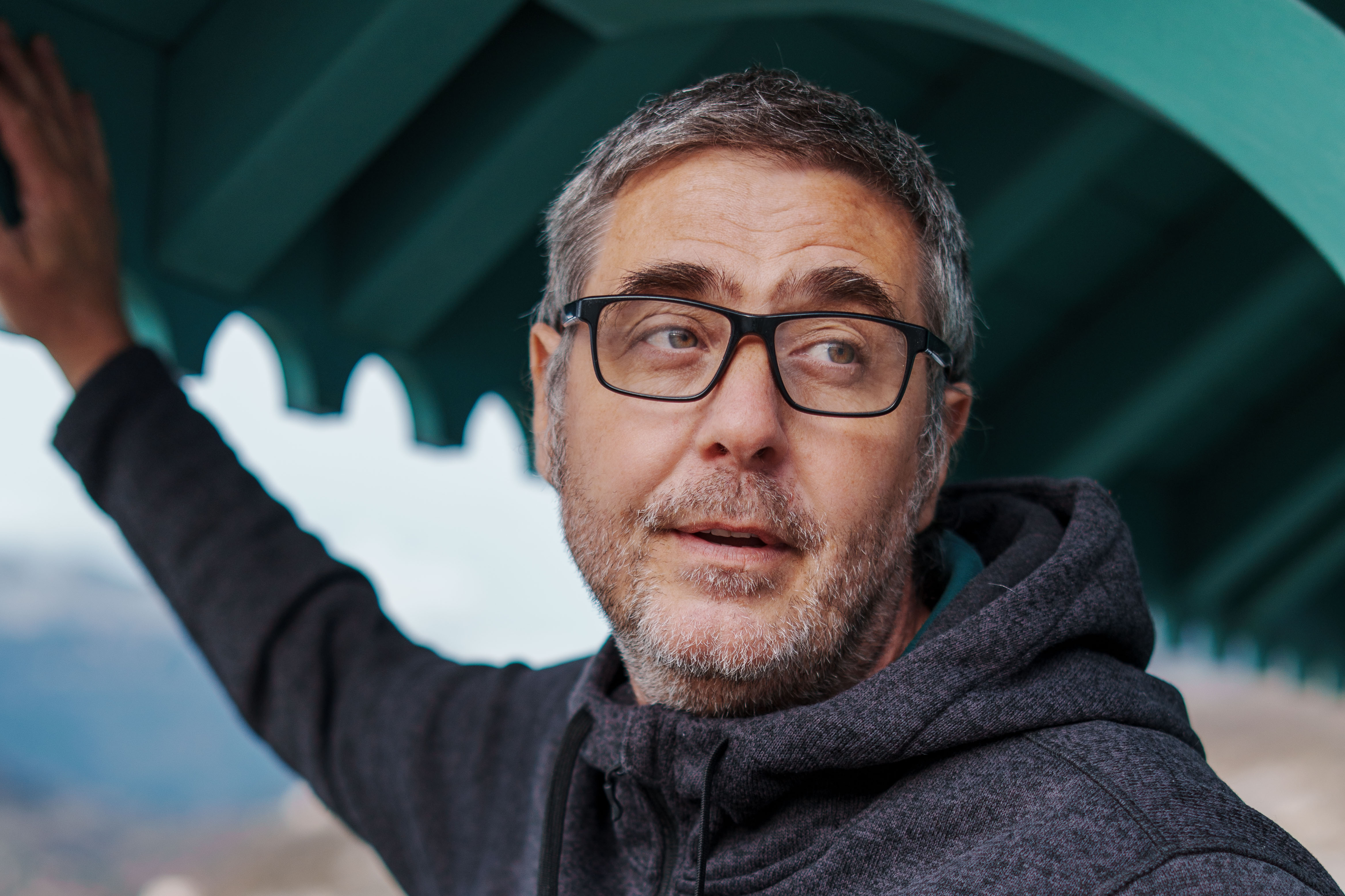 Portrait homme extérieur