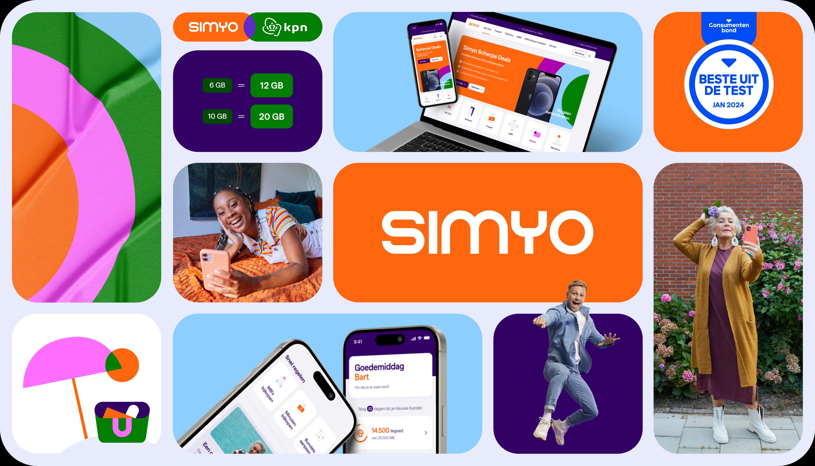 Simyo Brand Style Bento Grid