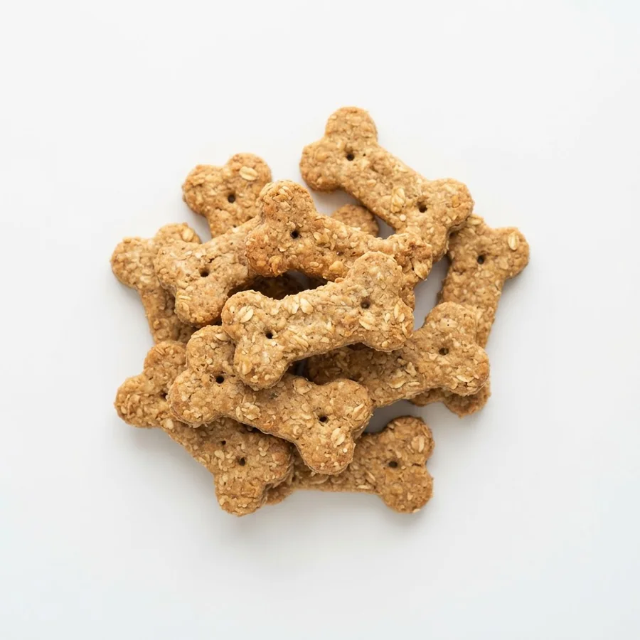 Oat dog biscuits