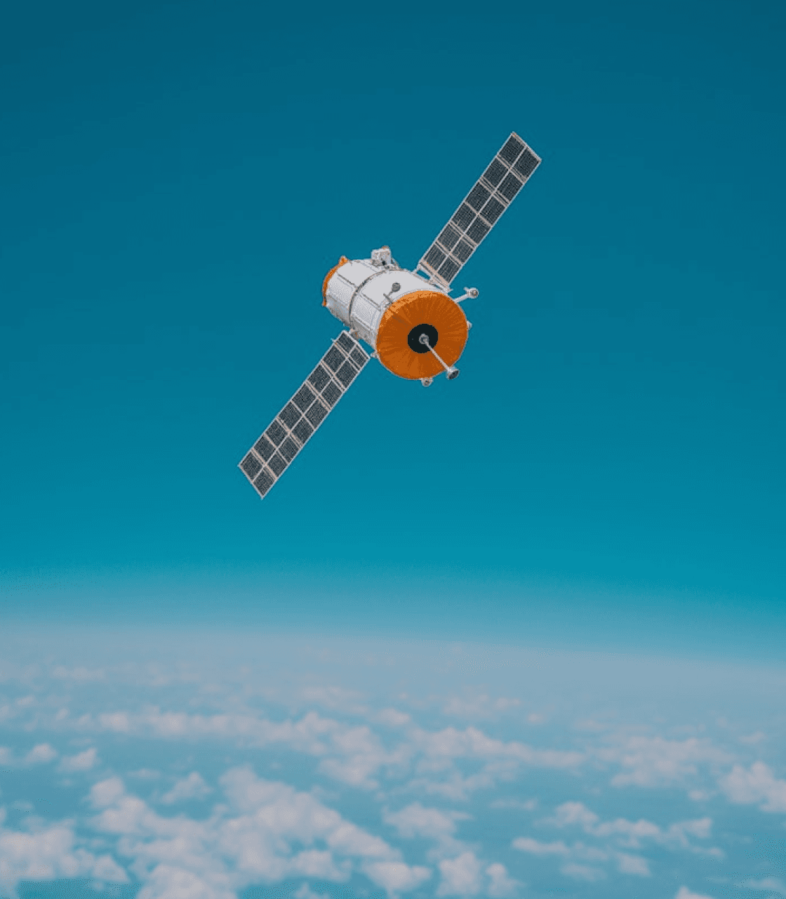  A satellite in orbit