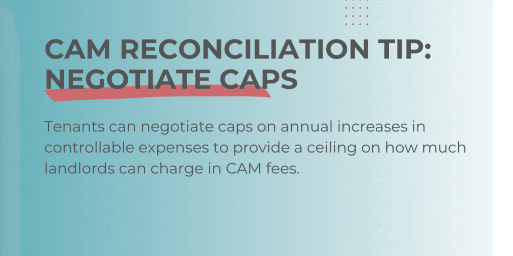 Negotiate caps tip from leasecake