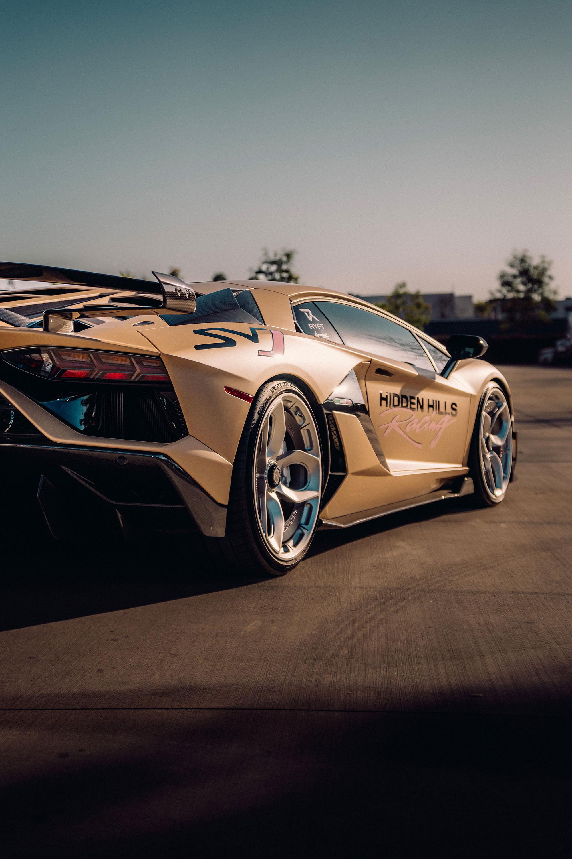 INOZETEK Zuumy Frozen Matte Sand Dynamic PPF Lamborghini Aventador SVJ