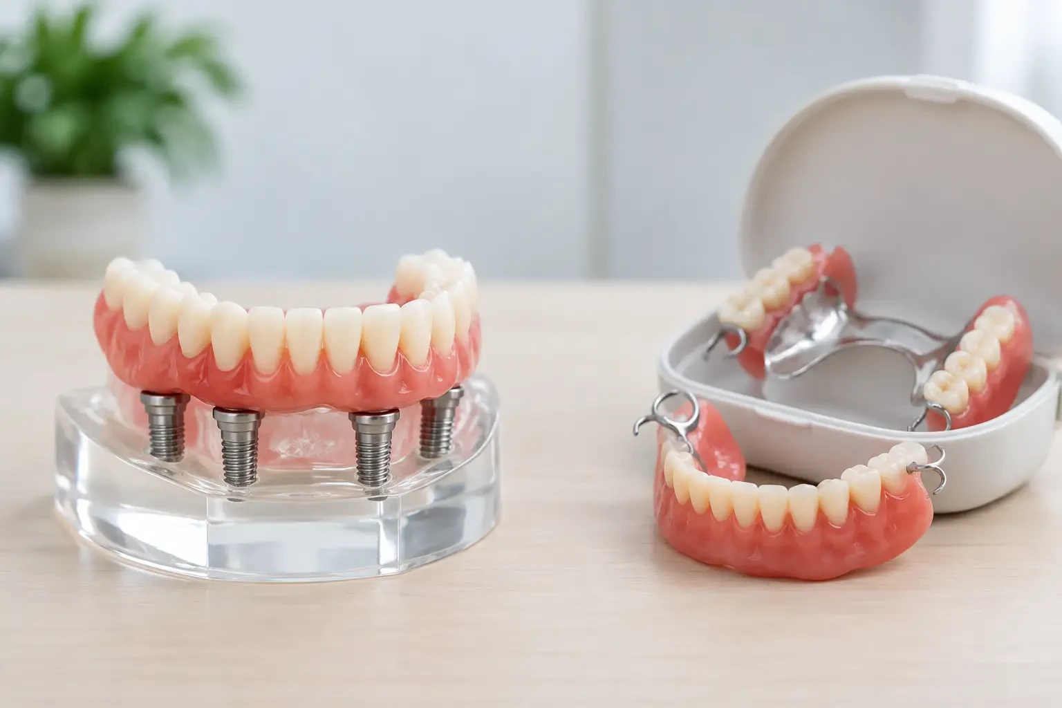 Implant Supported Versus Removable Dentures