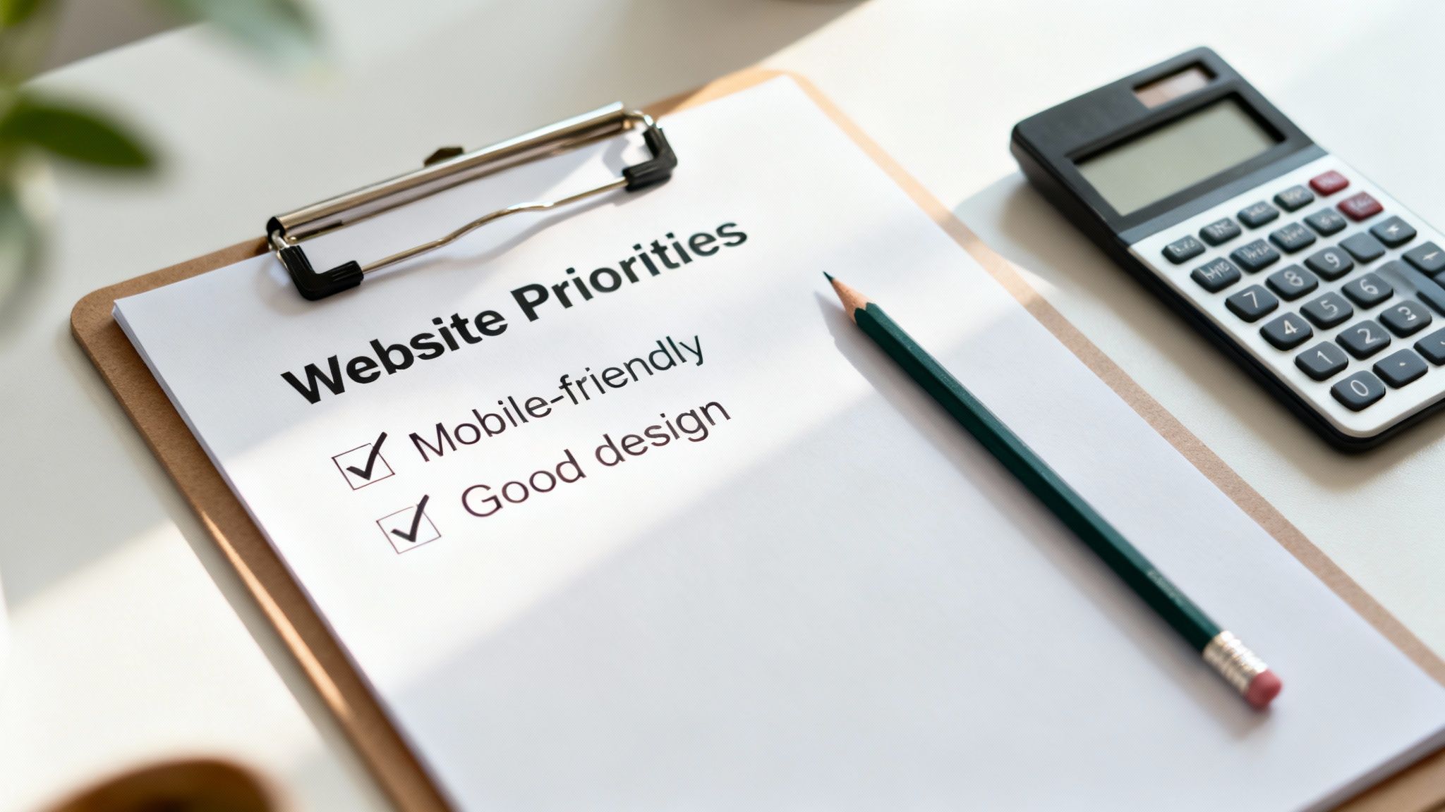 A collection of coins and a small piggy bank on a desk next to a laptop showing a website design.