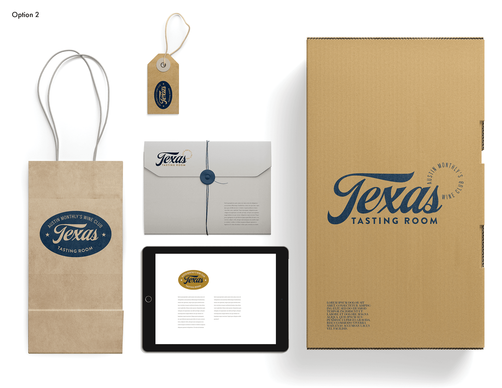 Texas Tasting Room Logo Mockups