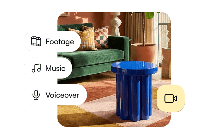 Video generator for products