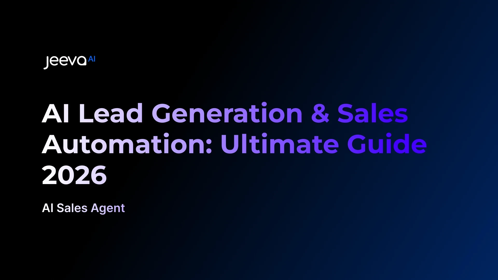 AI Lead Generation & Sales Automation