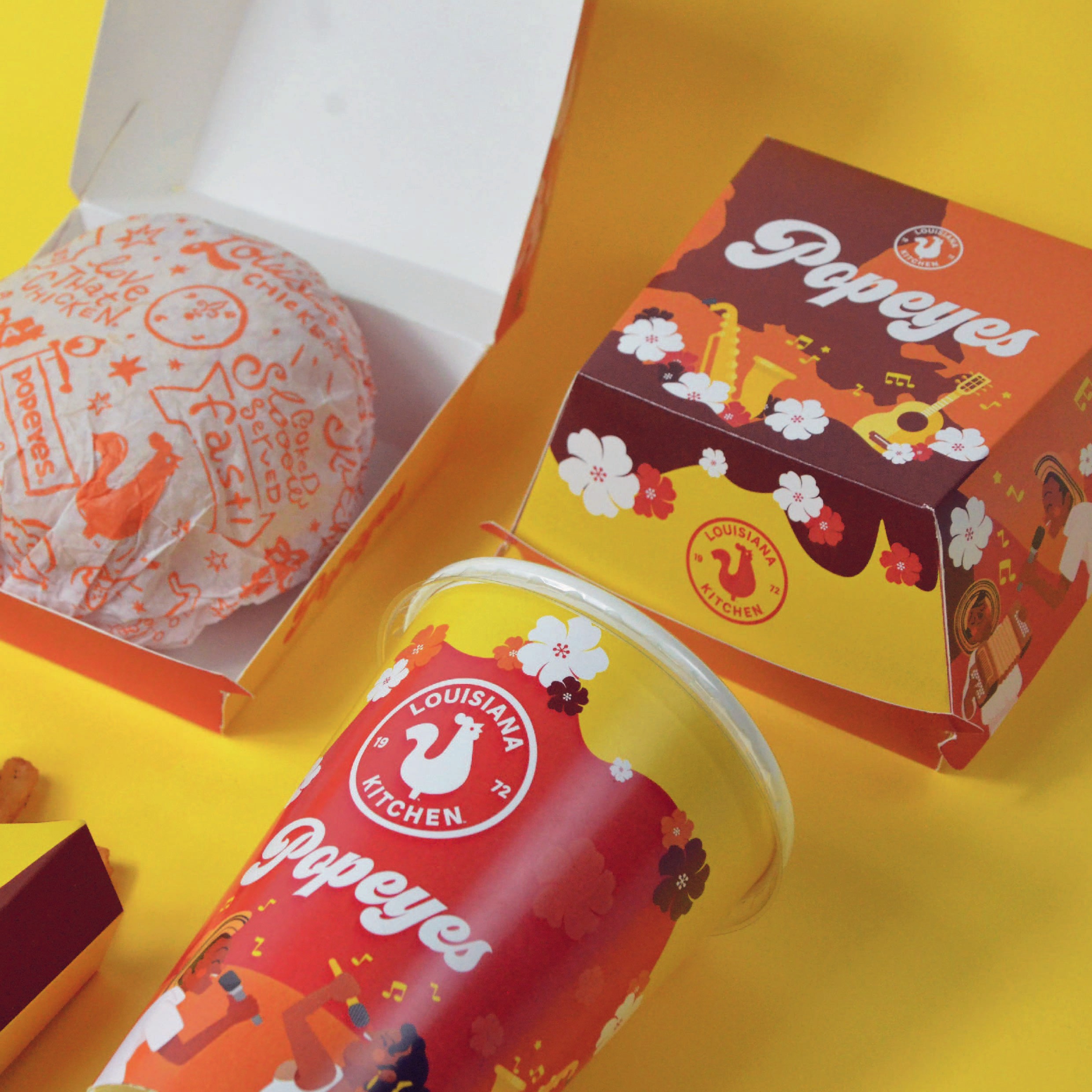 red blue and white flowers