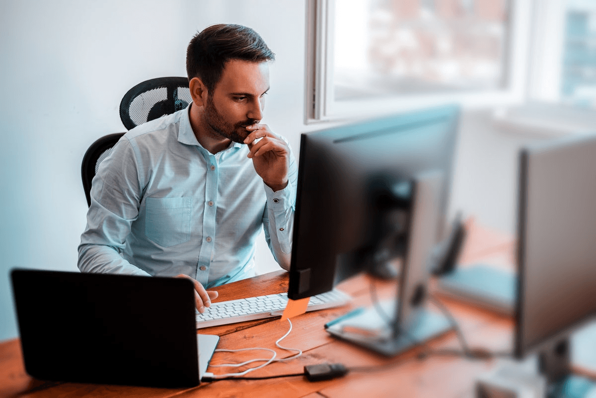 man thinking - CSV Data Categorization Rules Examples