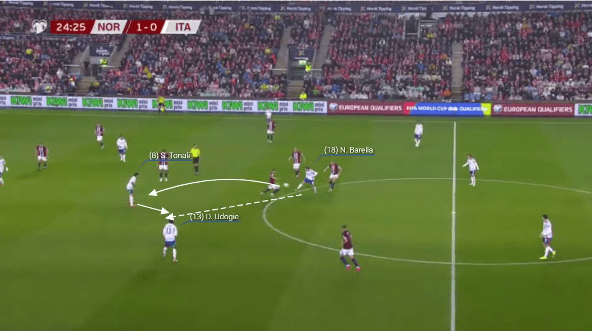 Грешка на Ровела и поредна контра за Норвегия.