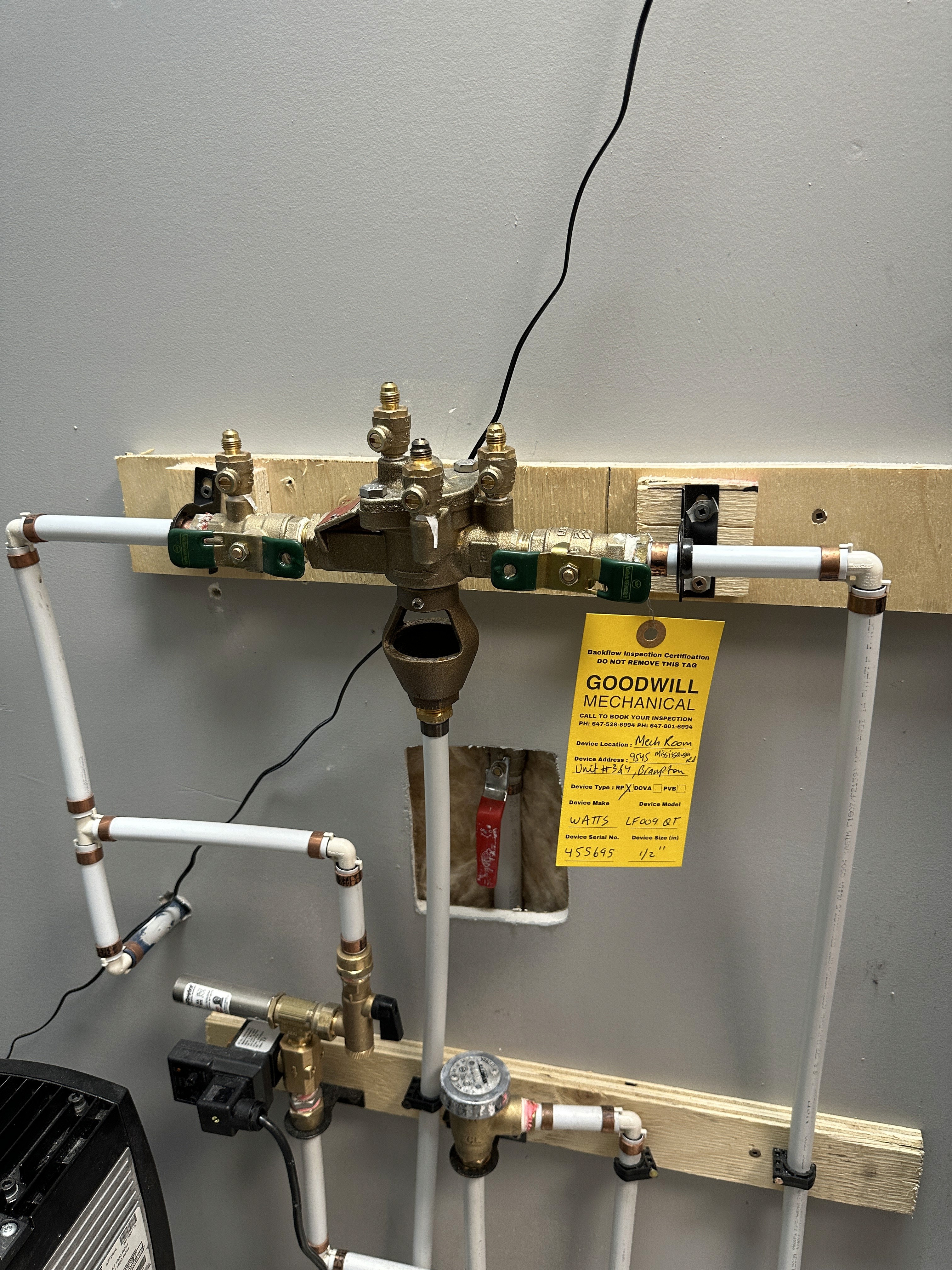 rp backflow preventor