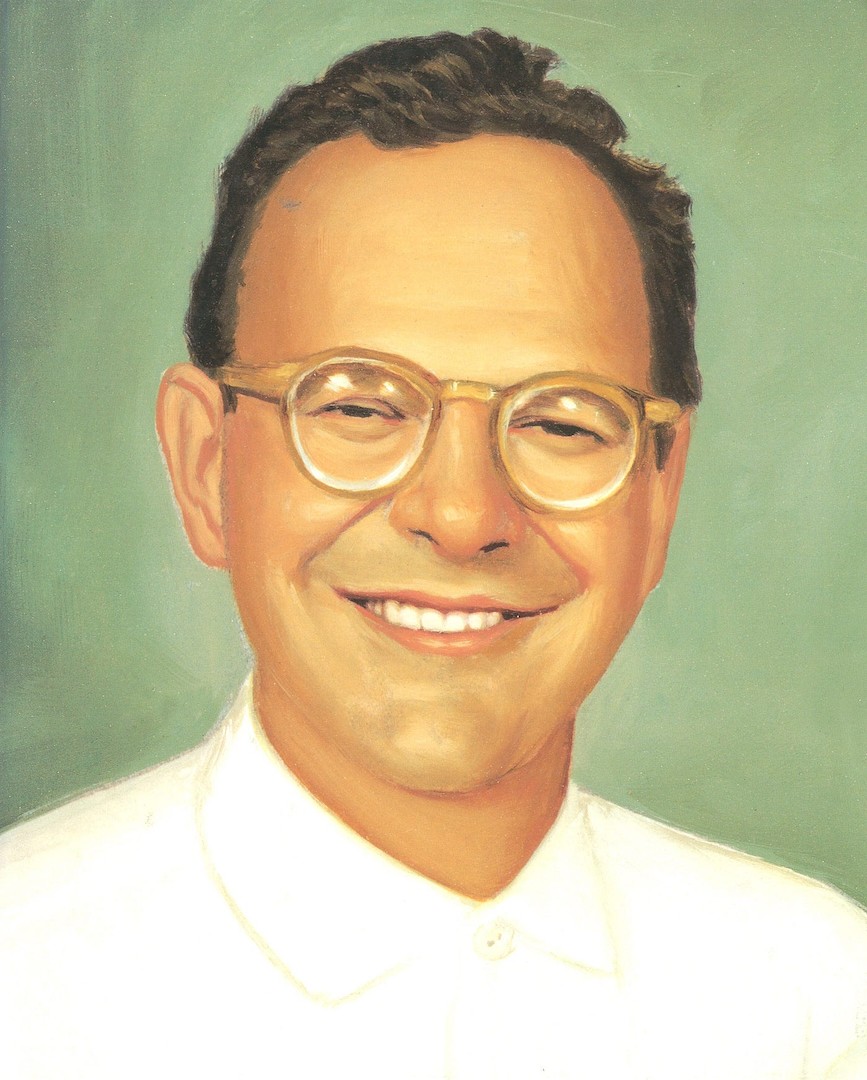 portrait painting of TIbor Kalman