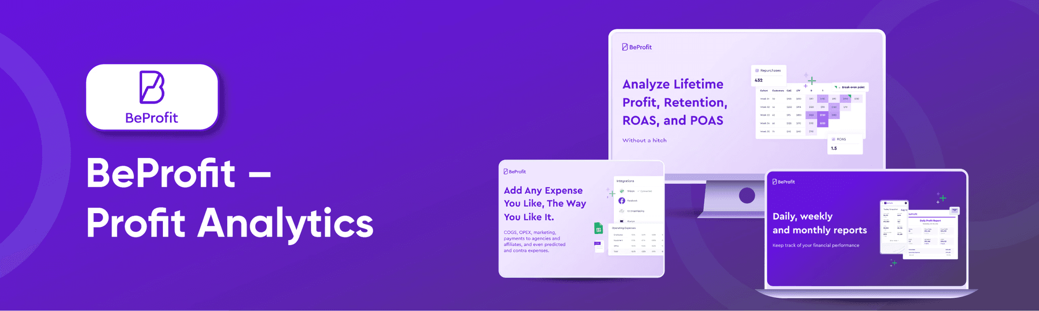 BeProfit Shopify Analytics Tools