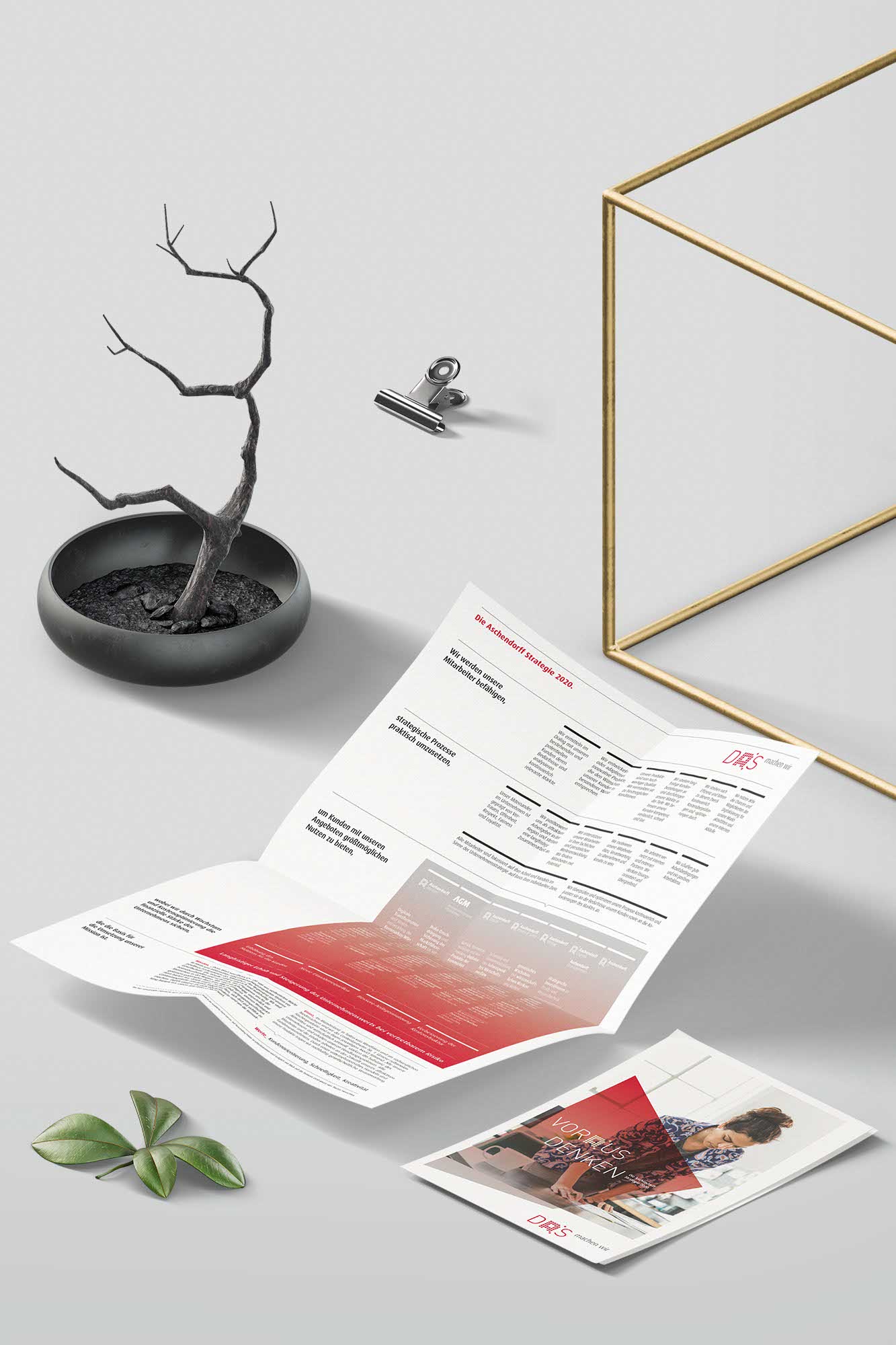 Wandgrafik für die Agenda 2020 – intern eingesetztes Kampagnenelement mit Leitidee