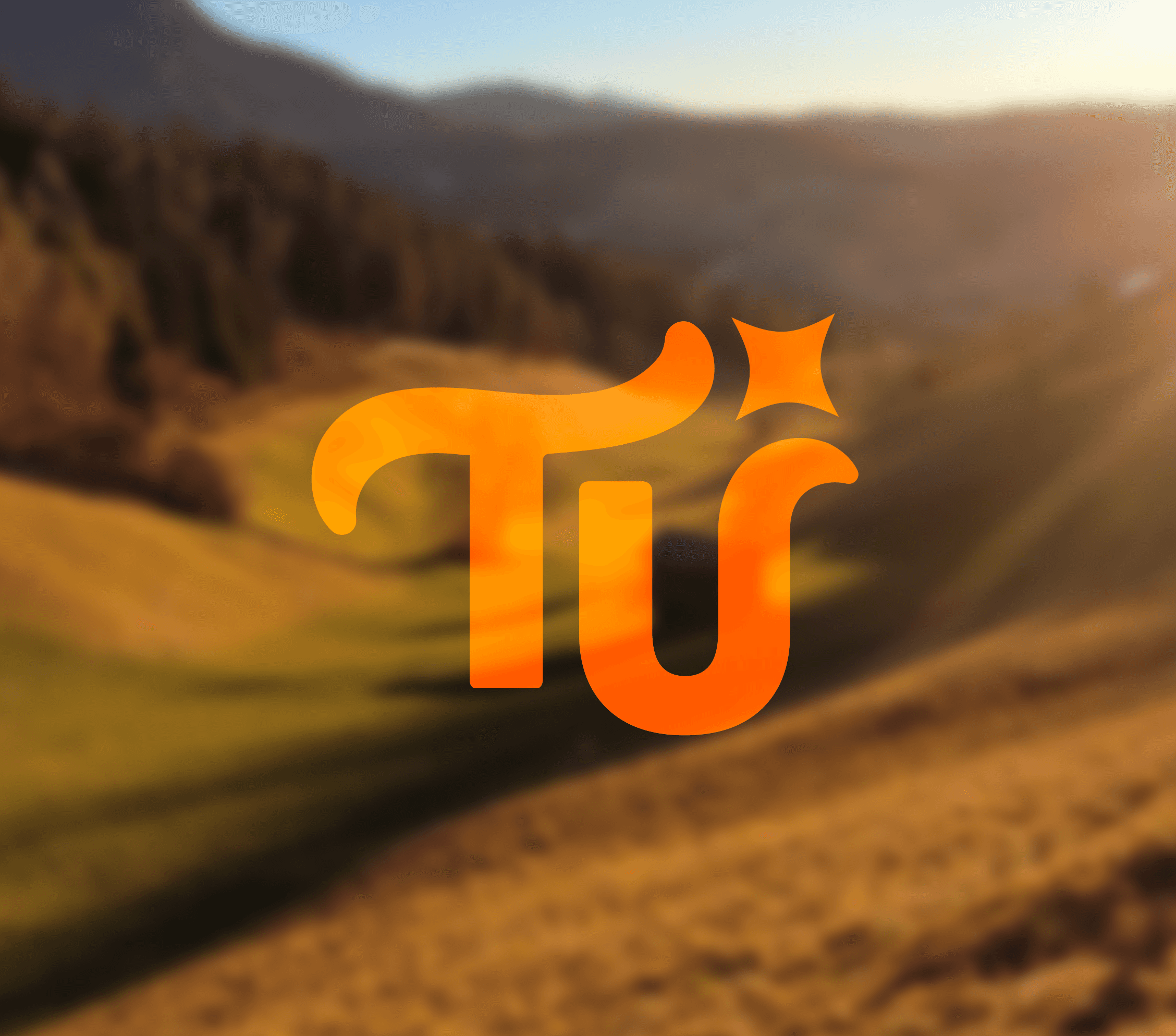 Tu Logo on a blurred background