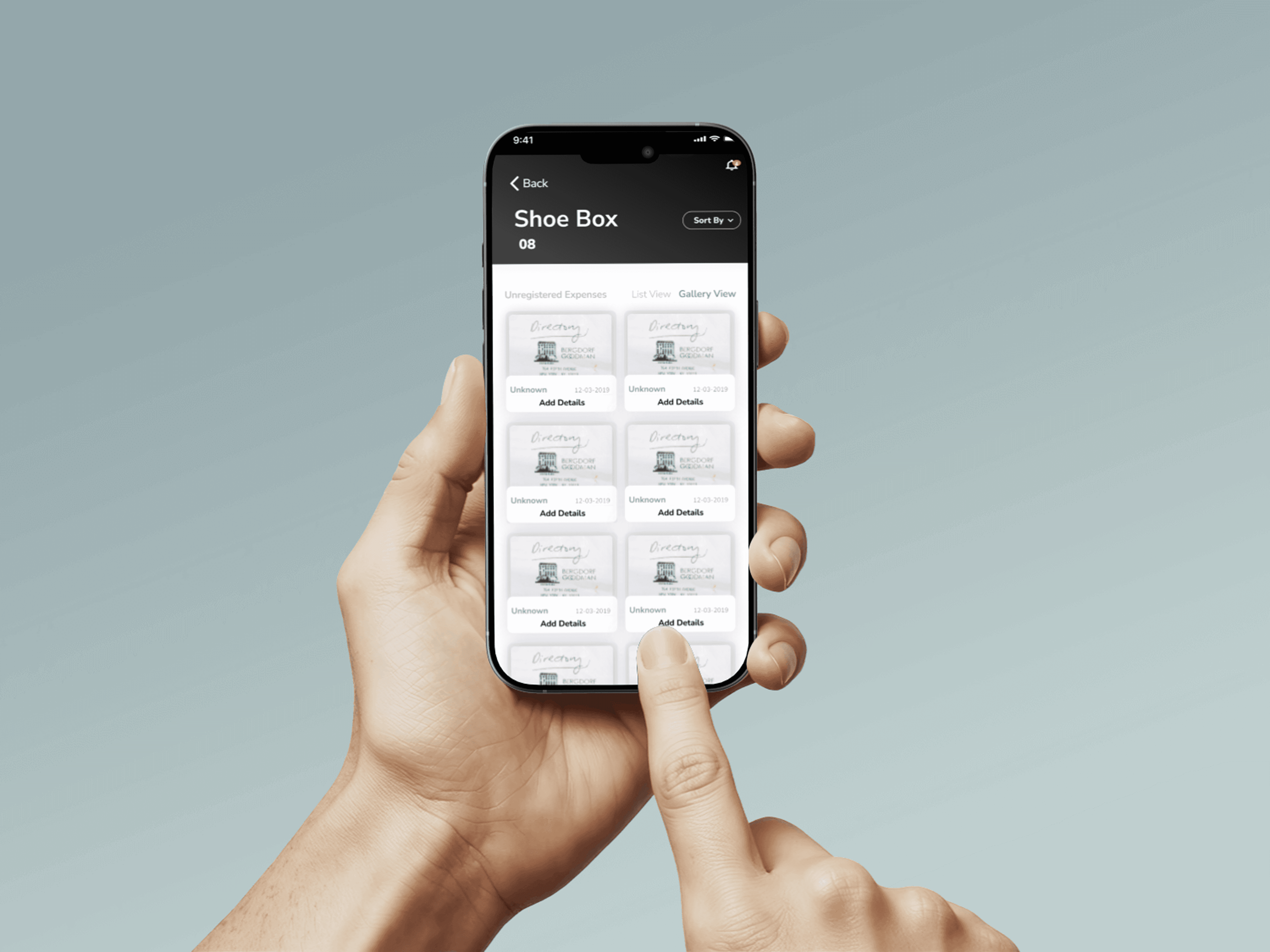 Scan and Save Receipts