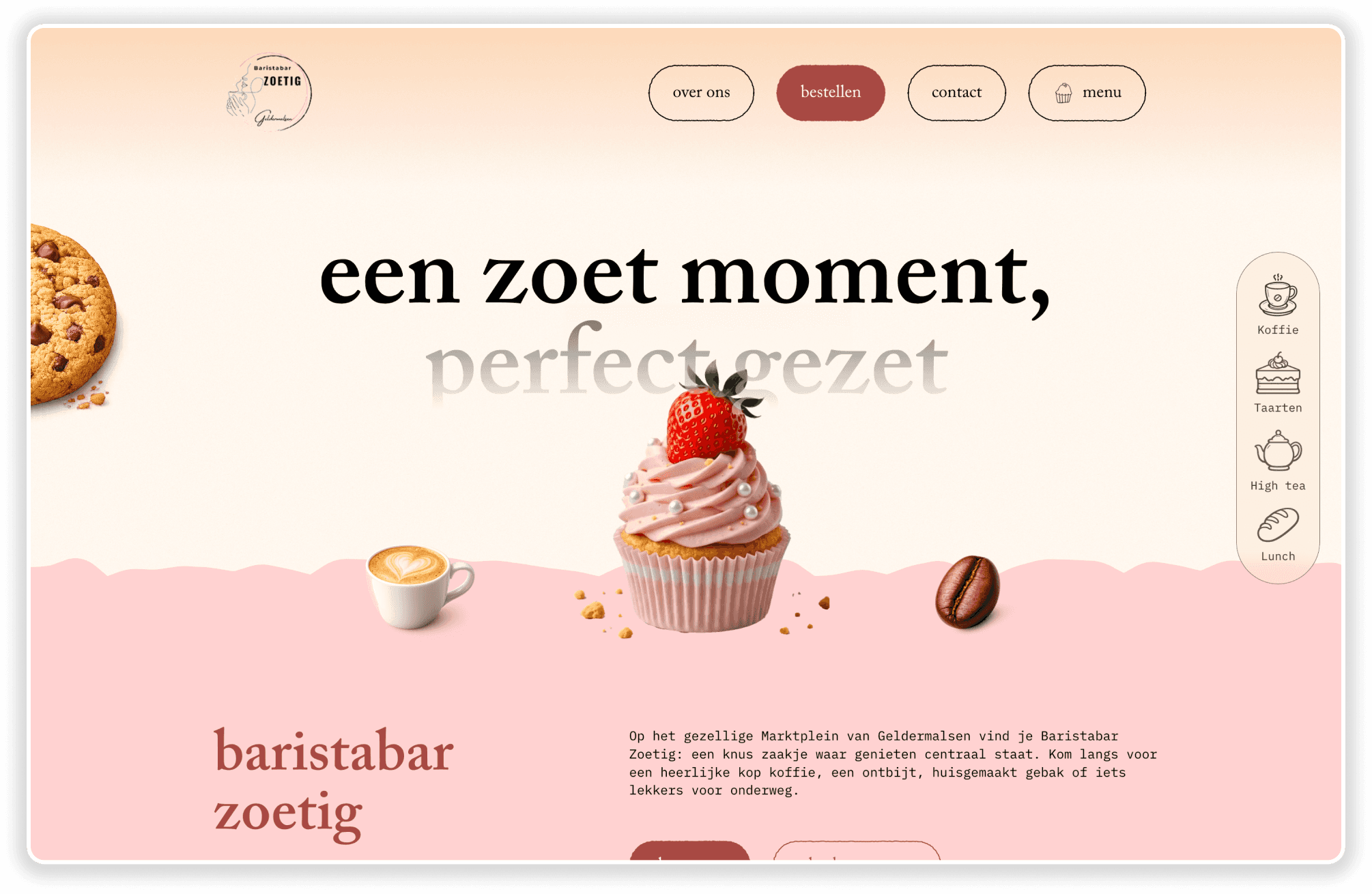 Nieuwe webiste Baristabar Zoetig Gelermalsen