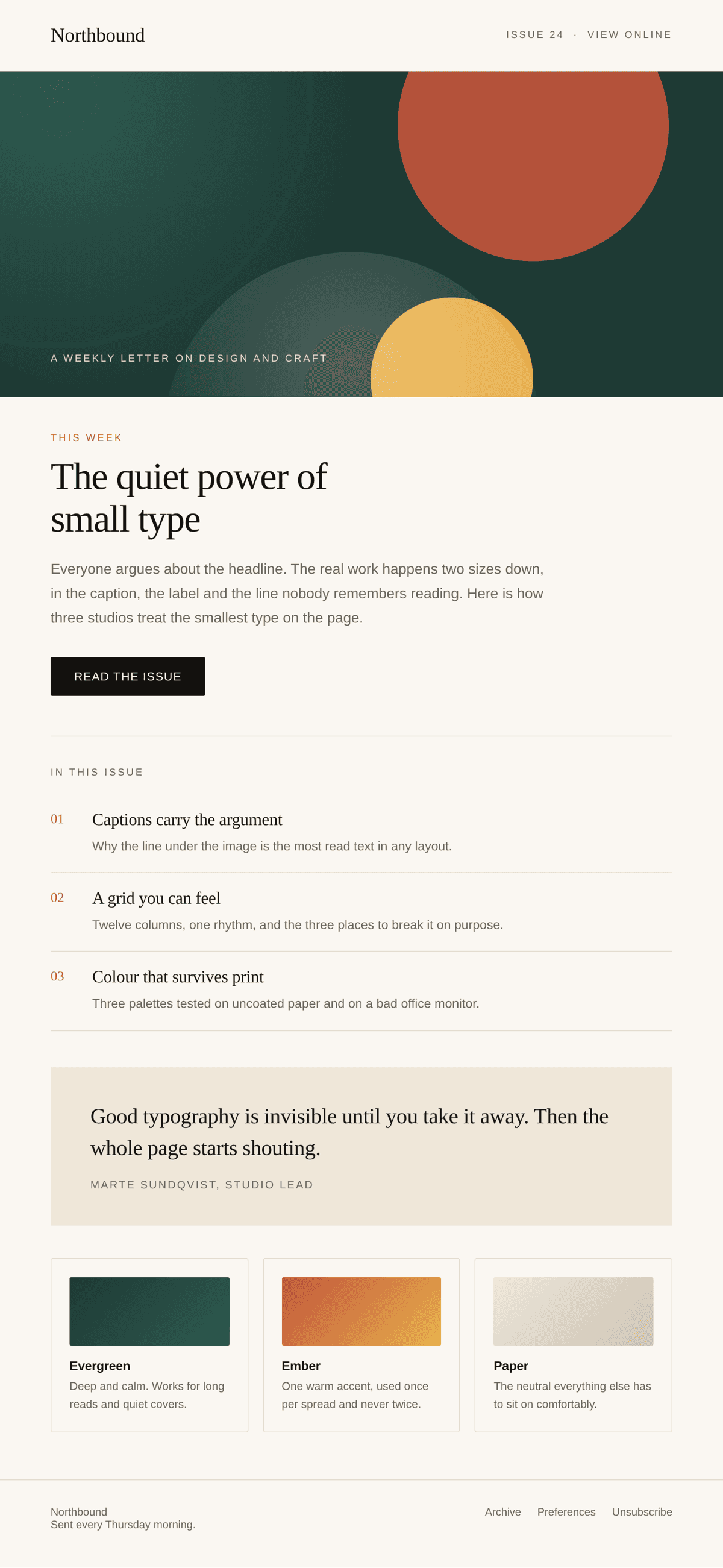 Email content